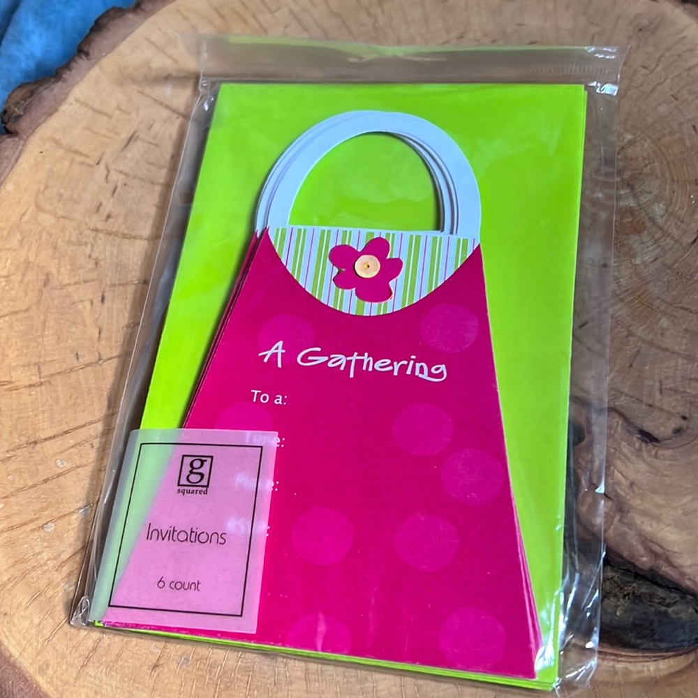 💚 3 for $15 💚 - G Square Invitations set of 6  NWT